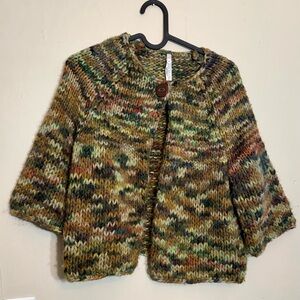 Leo & Nicole Multicolor Knit Cardigan